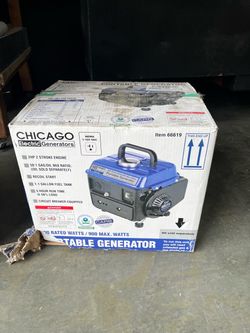 Chicago Electric Generator 800W *NEW