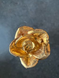 Gold dipped rose