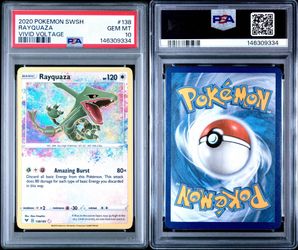 Rayquaza 138/185 Swsh04: Vivid Voltage Holo PSA 10