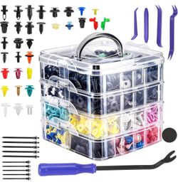 1240PCS Auto Retainer Clips Kit with Trim Removal Tools