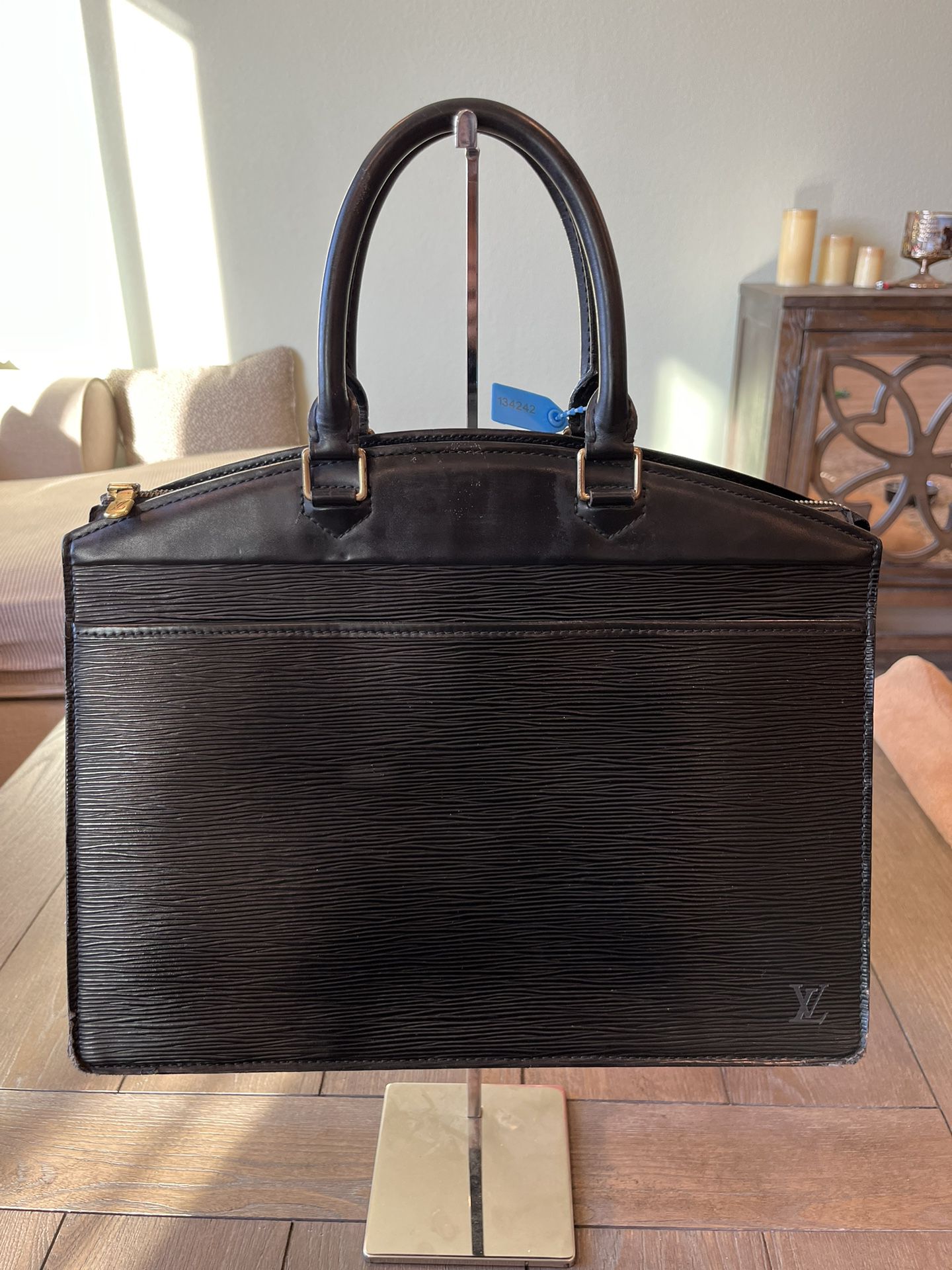 Authentic Louis Vuitton Riveria Black Epi Leather bag
