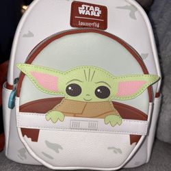 Grogu Loungefly Backpack Purse