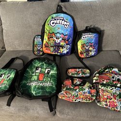 New Three-Piece Backpack Sets