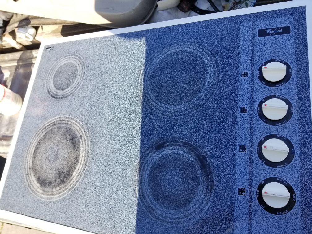 Whirlpool electric stovetop