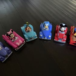 Disney Mickey & Friends pull back cars - new