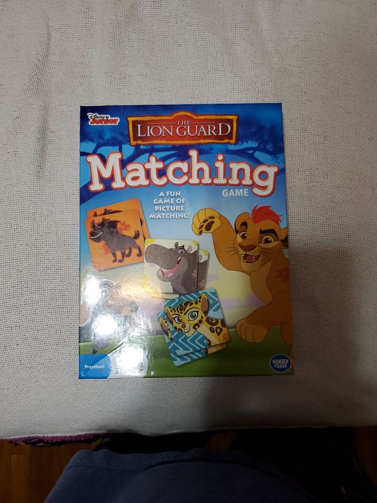The Lion Guard Memory Match Game