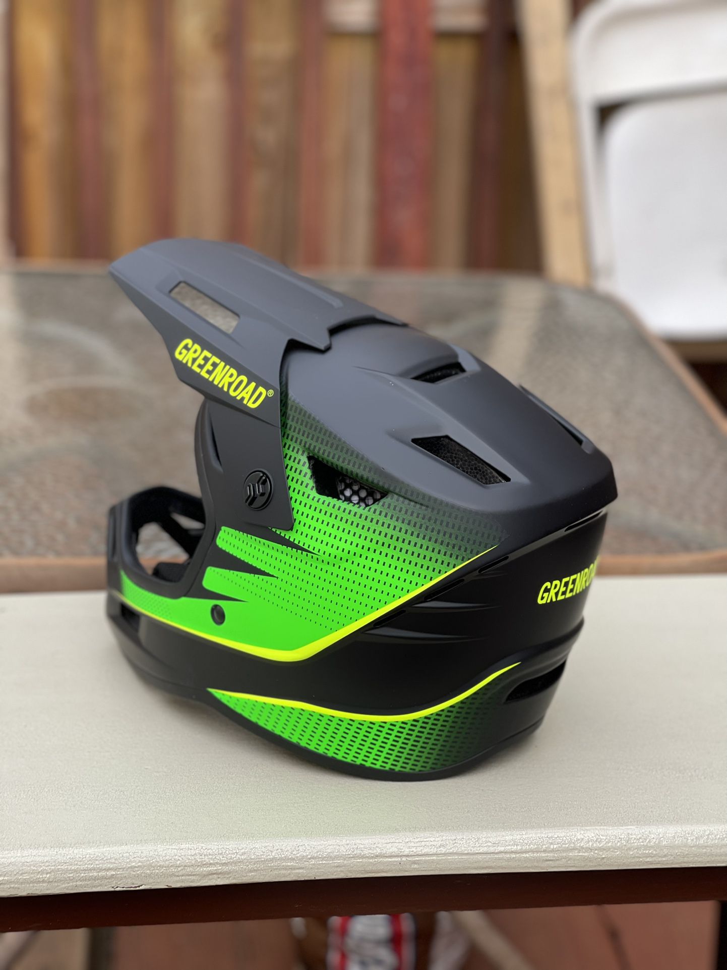 Dirt Bike MTB Downhill XC AM Bicycle Helmet As Picture 