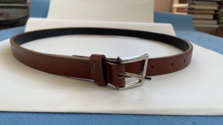 New Loft Brown Skinny Waist Belt - Size S