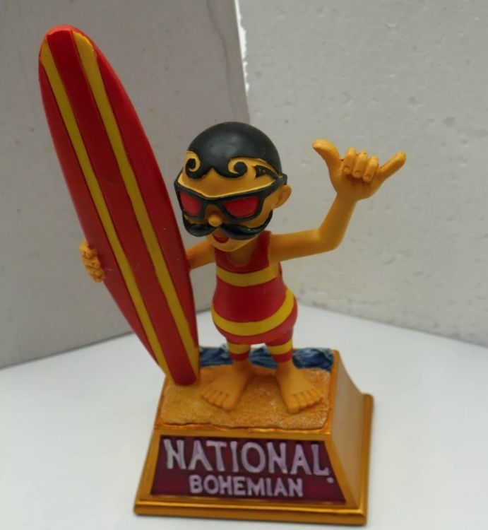 NATIONAL BOHEMIAN NATTY BOH BEER BOBBLE HEAD STATUE 72 OF 500 COLLECTIBLE