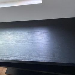 Set Of Console/ Tablet Adjustable With Side Table