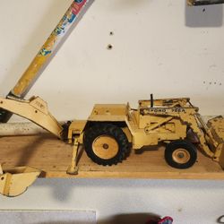 Metal Backhoe And Dozer