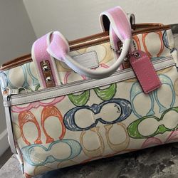 Colorful Coach Purse 