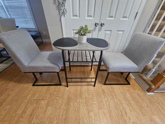 Apartment-Friendly 2-Seat Dining Table Set (Delivery Available)