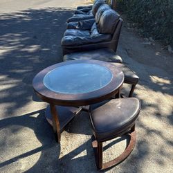 Free- 3 Couches And Coffee Table