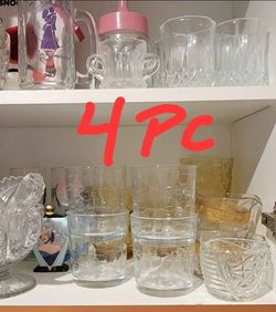 NEW drinking glasses or vintage crystal