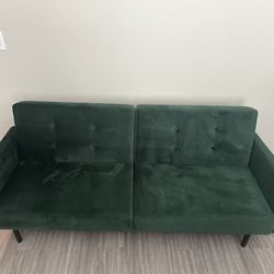 Velvet Green Futon