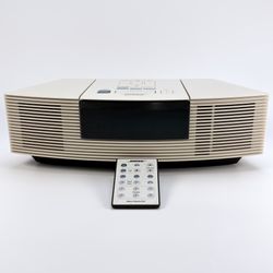 Bose Wave Radio & CD Player Clock 2 Alarms Model AWRC1P Remote White (See Video)