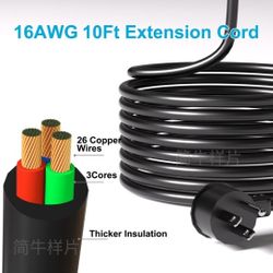 Surge Protector Power Strip Heavy Duty 10 ft Cord 