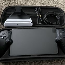 PlayStation Portal with charging  dock and case