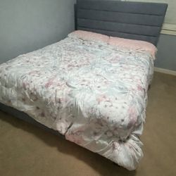 Beautiful Full Size Bed From Dania With A Mattress