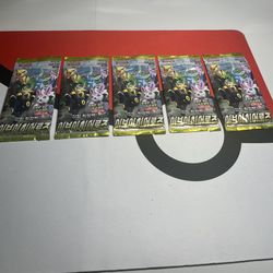 Pokémon Eevee Heroes Booster Packs X5