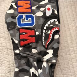 Double Hooded Bape Hoodie Size Medium Fits Like Small 