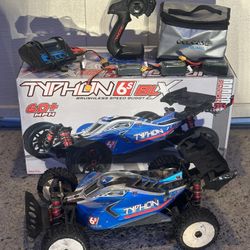 ARRMA Typhon 6S BLX 1/10 Scale RC Car With Extras 