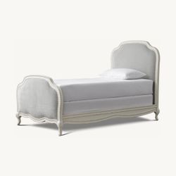 RH Children Velvet Twin Bed