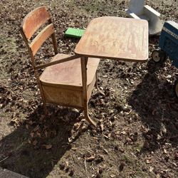 Antique School Desk