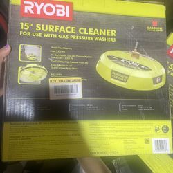SURFACE CLEANER FOR USE WITH GAS PRESSURE WASHERS