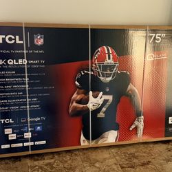 75inch TV still in box ***NEVER OPENED*** QLED