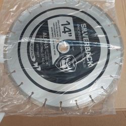 Wet Dry 14" Croncrete Saw Blade New