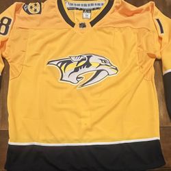 Jonathan Marchessault Gold Nashville Predators Jersey Adult XXL (56) NWT