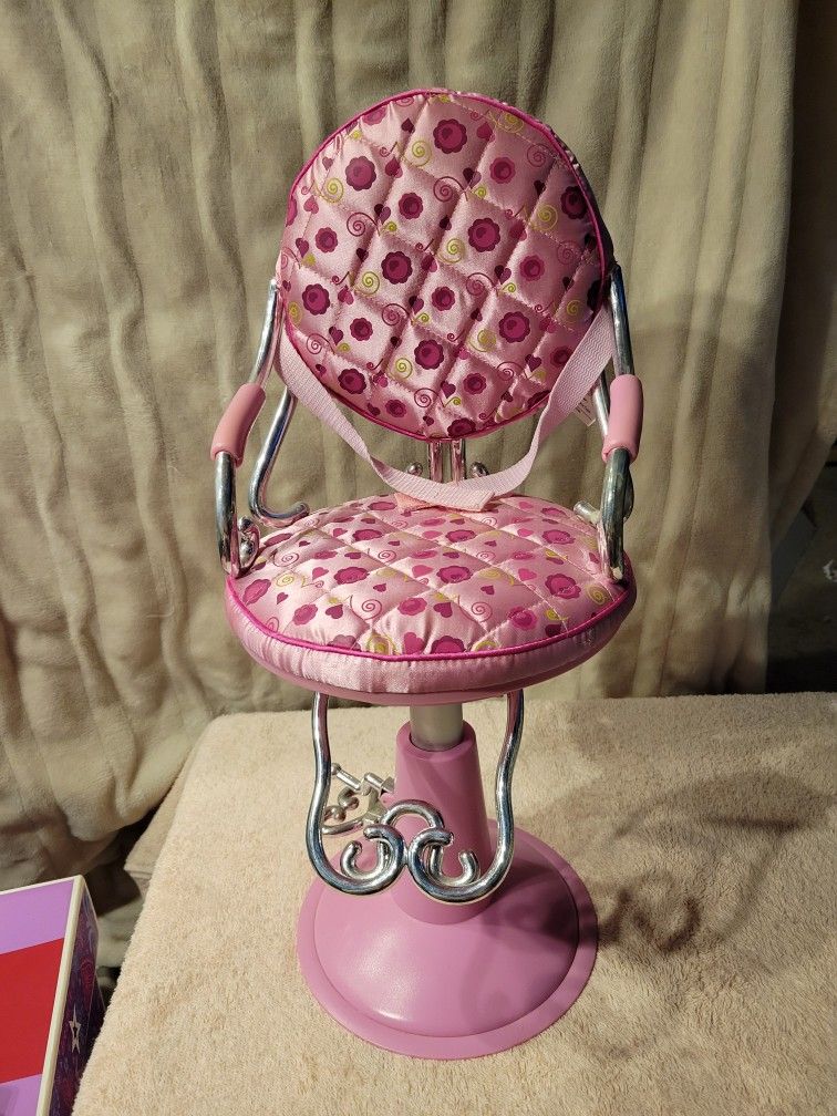 Sitting pretty 18" doll salon chair by battat