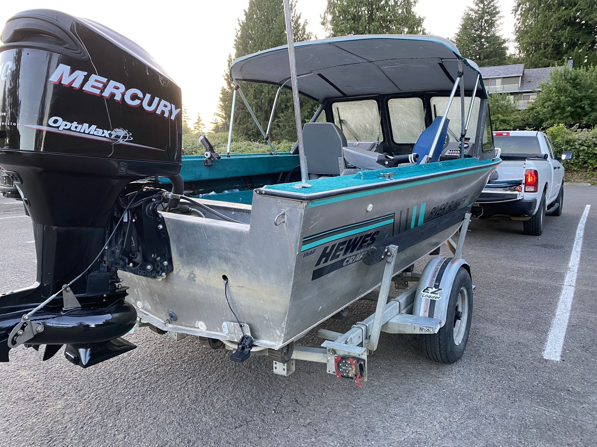 18 foot Hewes craft river runner
