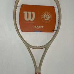 Wilson Clash 100 v2 Roland Garros 2024 Limited Edition Tennis Racquet 