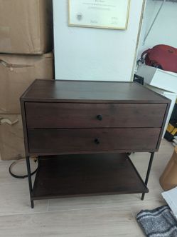 Two pottery barn warren  nighstands