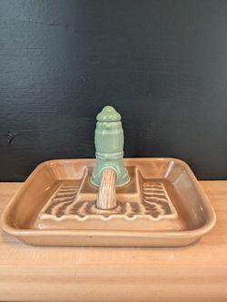 Vintage Hueckel China Fire Hydrant Ash Tray 