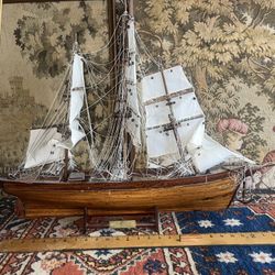 Vintage Wood Sailing Ship Cutty Sark