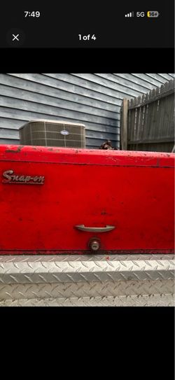 Vintage Snap-on KRA-53 1965 Flip Top 3-Drawer Tool Box USA KRA53 Chest