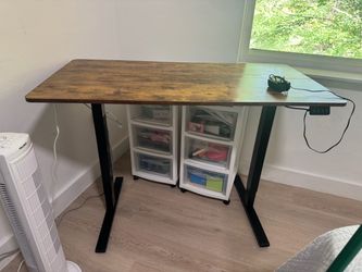 Standing Desk – Rustic Brown – 55x24