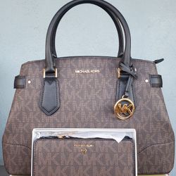 Michael Kors Large Satchel & Wallet 