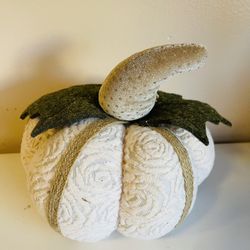 Large Fabric Pumpkin