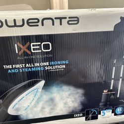 Rowenta IXEO All in One Iron & Steamer Solution with Built-in 3-Position Board QR1410U1 - NEW