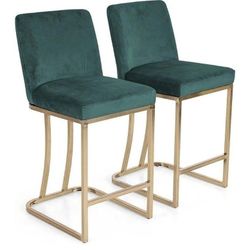 Green Bar Stools (4)