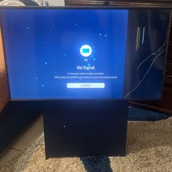 Rotating Tv Cracked Screen Samsung  rotating TV cracked screen