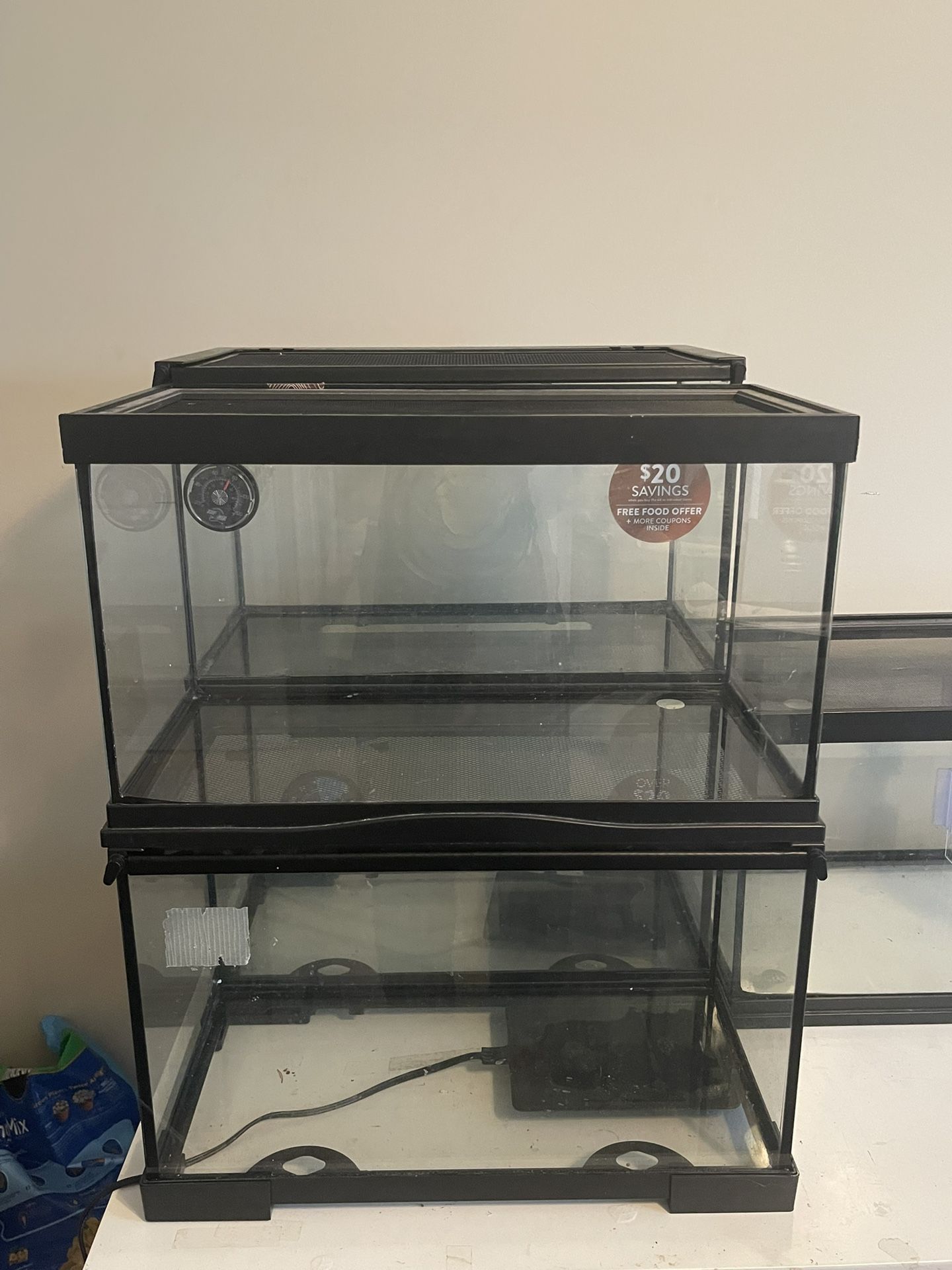 20 Gallon Reptile Tank