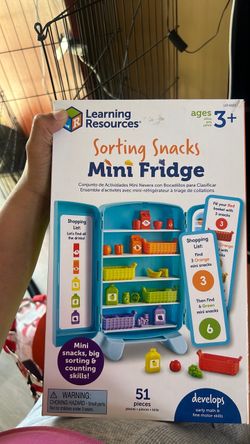 Learning Resources Sorting Snacks Mini Fridge