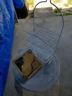 Shower caddy. 10.00 obo..Shower Head SOLD