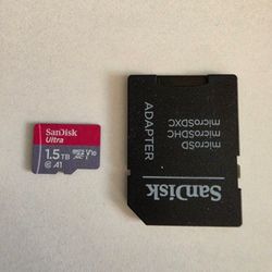 Sandisk 1.5 TB Micro SD